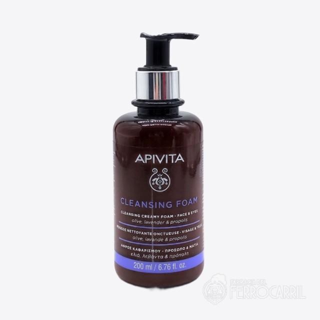 Apivita crema espuma limpiadora rostro y ojos 300 ml