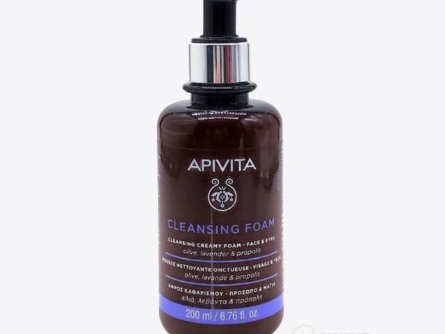 Apivita crema espuma limpiadora rostro y ojos 300 ml