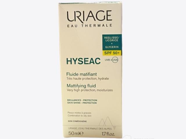 Uriage hyseac fluido matificante SPF50+ 50 ml
