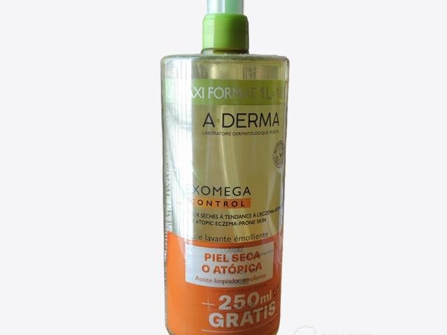 A derma exomega control aceite limpiador emoliente 1L