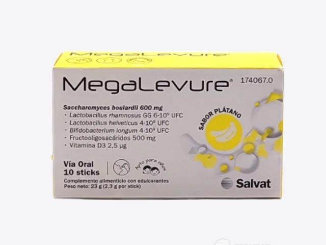 Megalevure sabor plátano 10 sticks