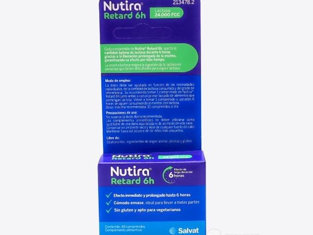 Nutira retard 6h 40 comprimidos