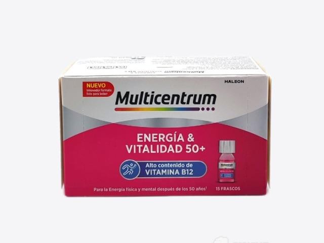 Multicentrum energía & vitalidad 50+ 15 frascos