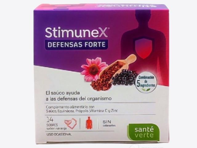 Stimunex defensas forte 14 sobres sabor naranja