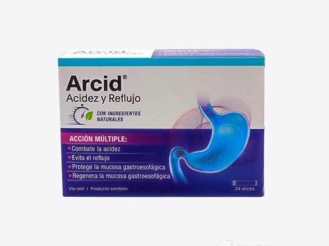 Arcid acidez y reflujo 24 sticks