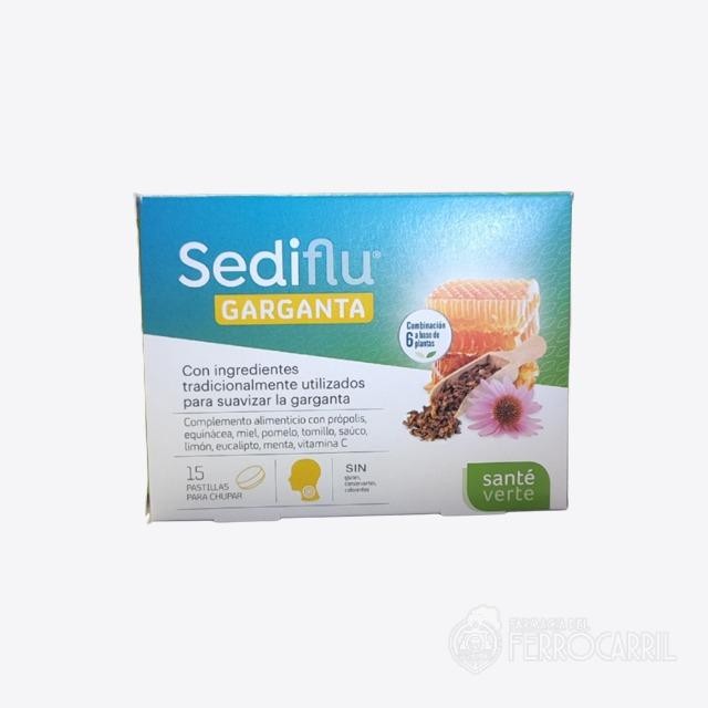 Sediflu garganta 15 pastillas para chupar