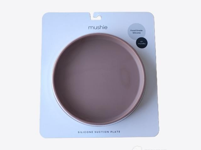 Mushie plato de silicona clásica con ventosa en la base +6 meses