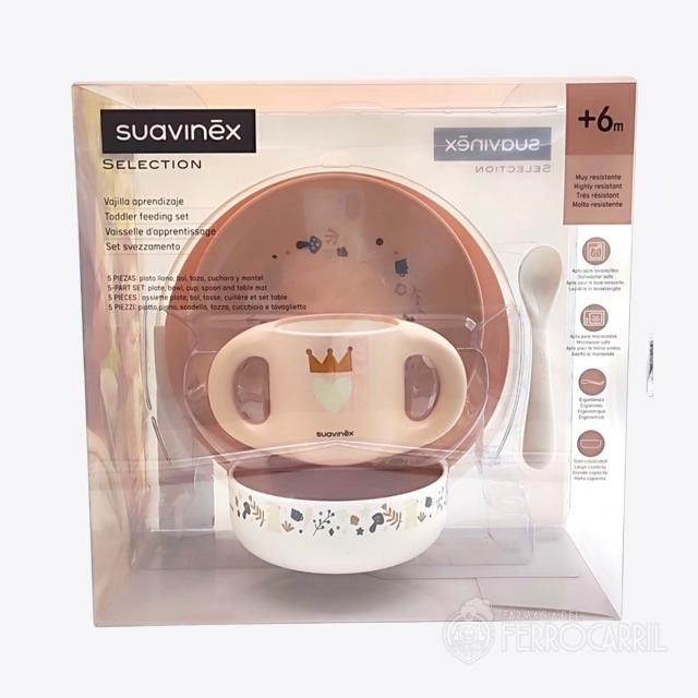 Suavinex vajilla aprendizaje rosa