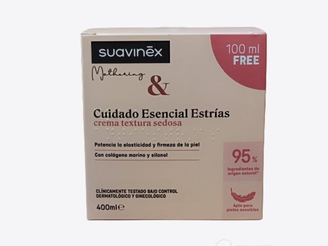 Suavinex cuidado esencial estrías 400 ml