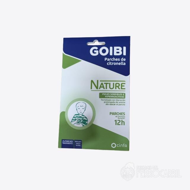 Goibi Nature parches de citronela 24 parches transparentes