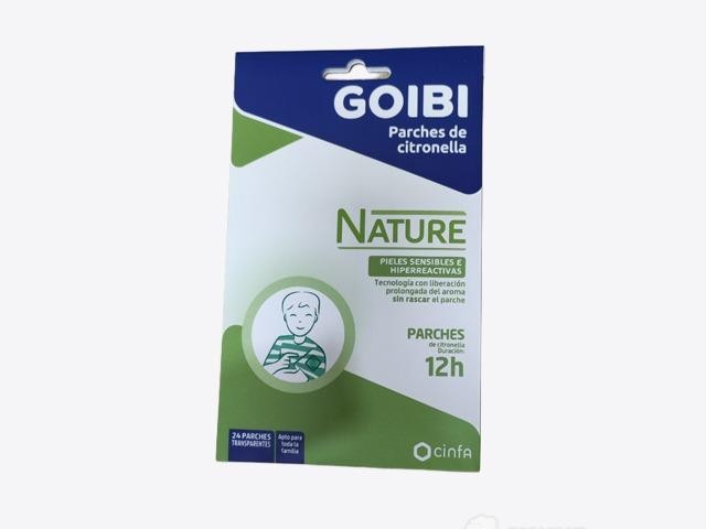 Goibi Nature parches de citronela 24 parches transparentes
