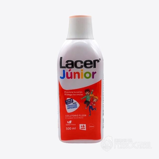 Lacer Junior colutorio sabor fresa 500 ml