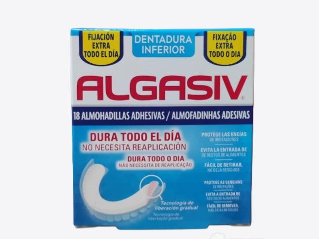 Algasiv almohadillas dentadura inferior
