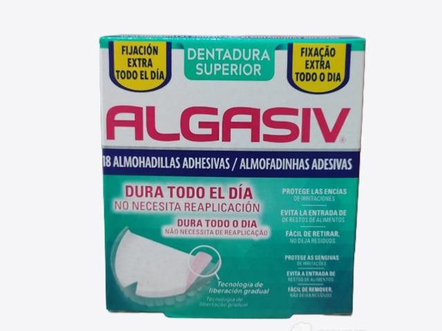 Algasiv almohadillas dentadura superior