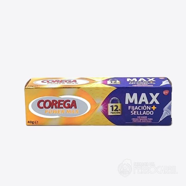 Corega max fijación + sellado