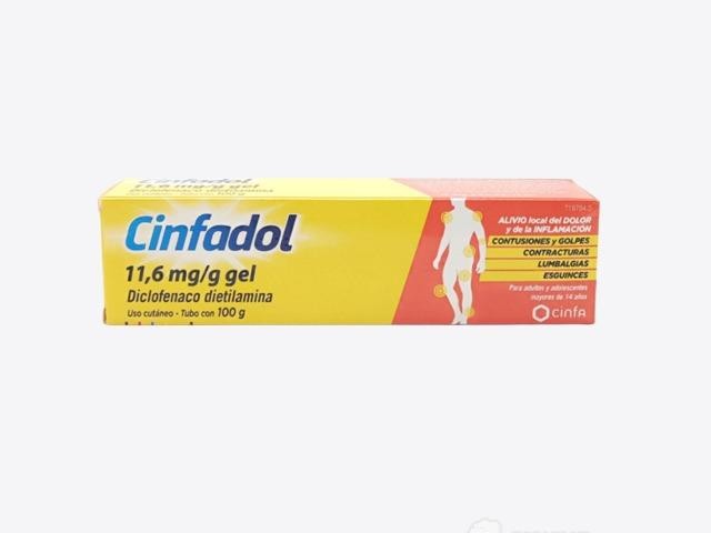 Cinfadol 11,6 mg/g gel 100g