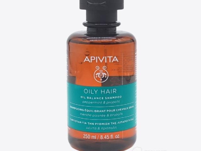 Apivita champú equilibrador de grasa 250ml