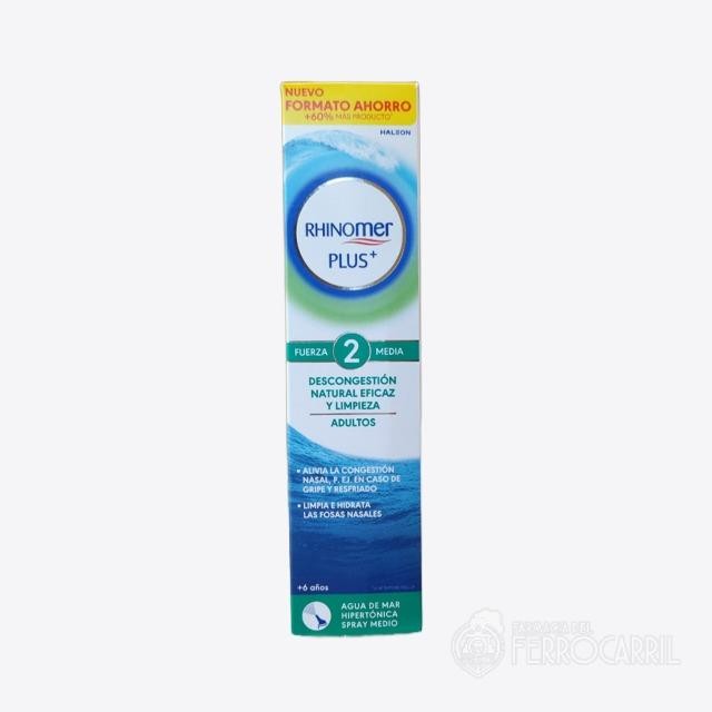 Rhinomer plus fuerza 2 media 200 ml