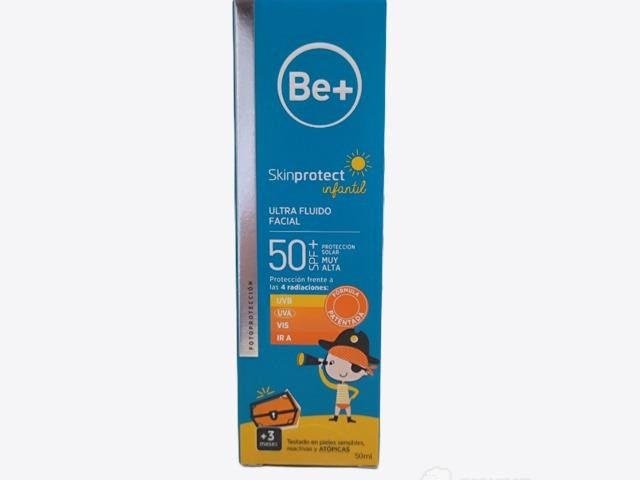 Be+ Skin protect infantil ultra fluido facial SPF 50+