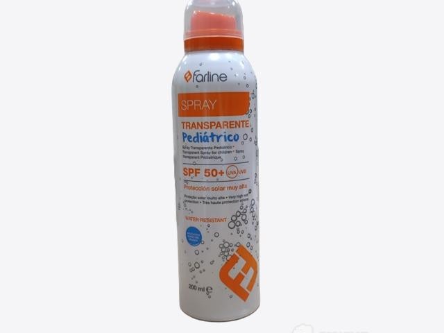 Farline spray transparente pediátrico SPF 50+