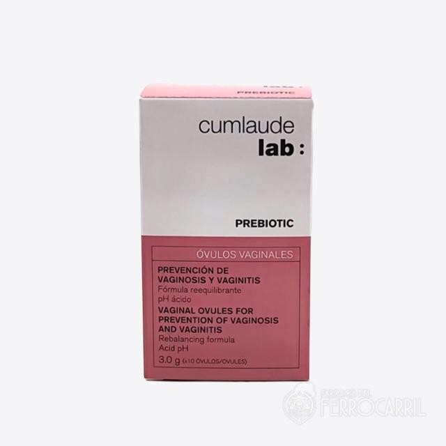 Cumlaude lab prebiotic óvulos vaginales 10 óvulos