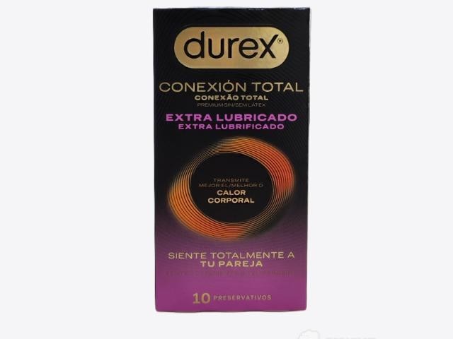Durex conexión total extra lubricado 10 preservativos