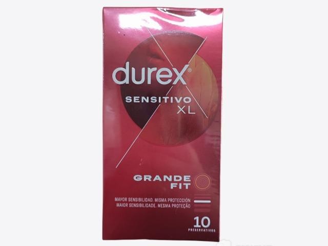 Durex sensitivo XL 10 preservativos
