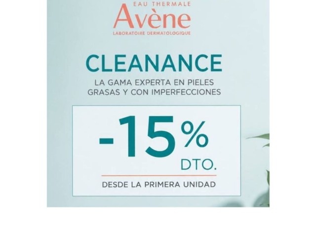 Cleanance -15% dto desde la primera unidad