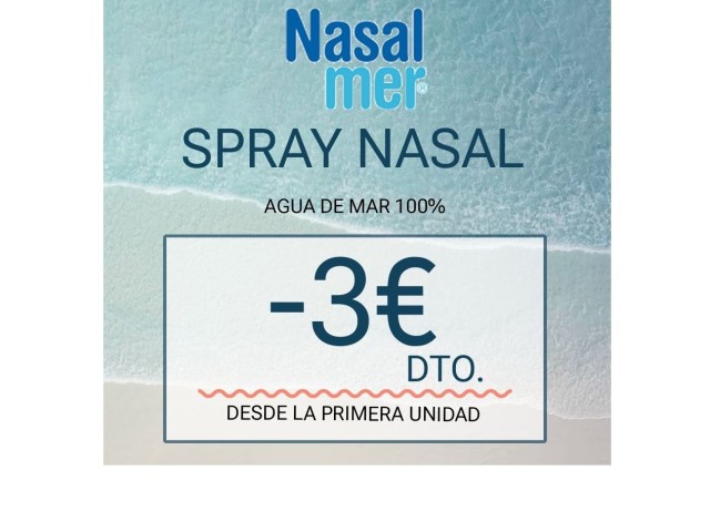 Nasalmer -3€ dto desde la primera unidad