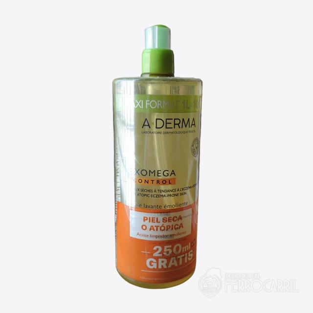 A derma exomega control aceite limpiador emoliente 1L